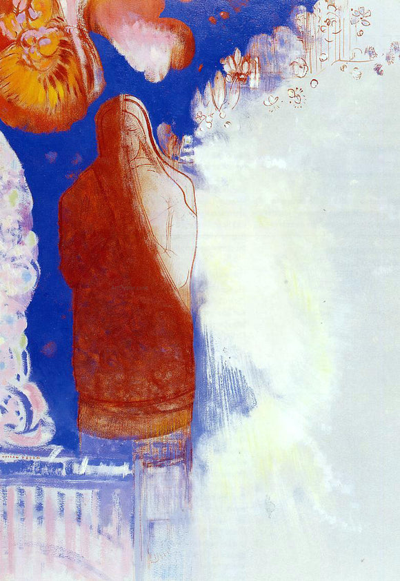  Odilon Redon The Saint - Canvas Art Print