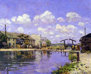  Alfred Sisley The Saint-Martin Canal - Canvas Art Print