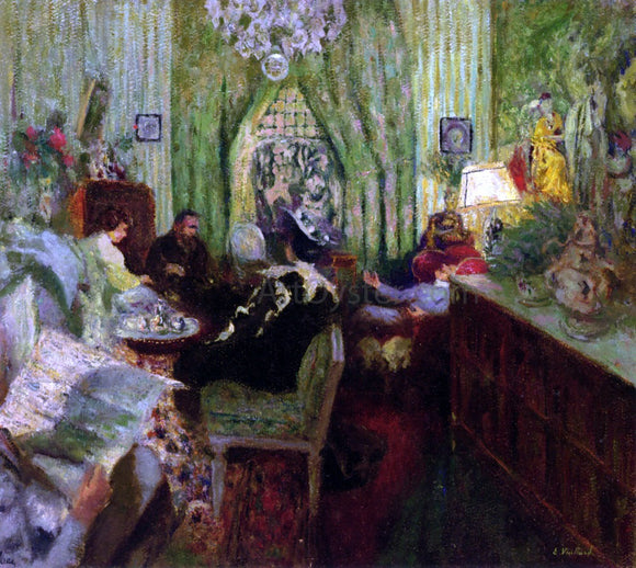  Edouard Vuillard The Salon of Madame Aron - Canvas Art Print