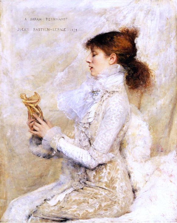  Jules Bastien-Lepage The Sarah Bernhardt Portrait - Canvas Art Print