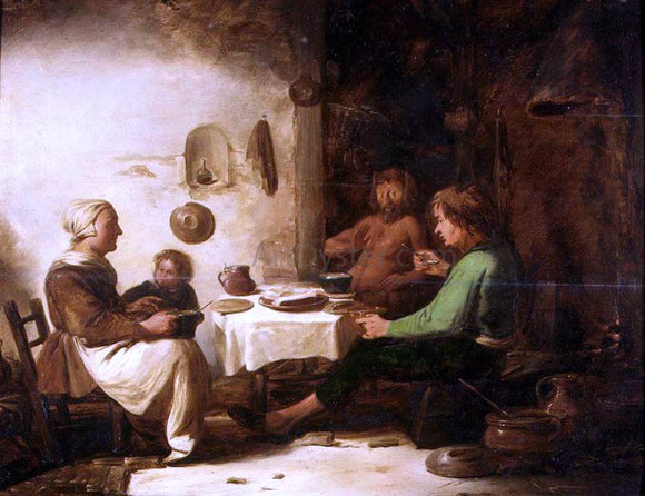  Benjamin Gerritsz Cuyp The Satyr and the Peasant Family - Canvas Art Print