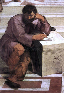  Raphael The School of Athens (detail 2) (Stanza della Segnatura) - Canvas Art Print