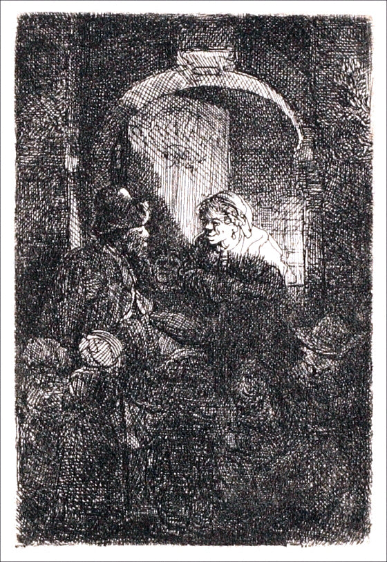  Rembrandt Van Rijn The Schoolmaster - Canvas Art Print