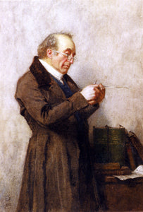  Charles Green The Schoolmaster - Canvas Art Print