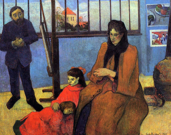  Paul Gauguin The Schuffenecker Family - Canvas Art Print