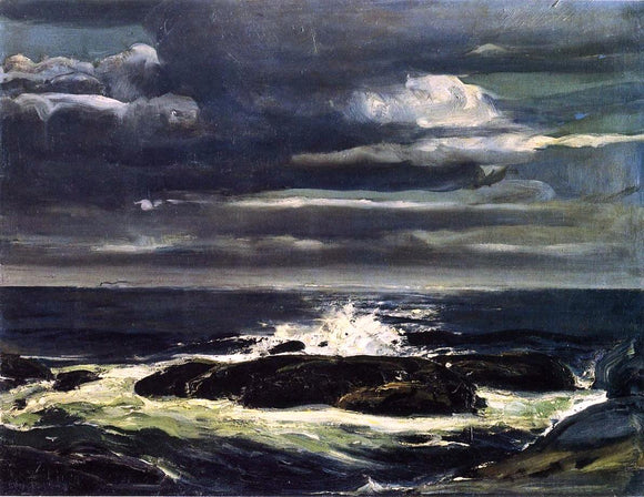  George Wesley Bellows The Sea - Canvas Art Print
