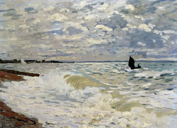  Claude Oscar Monet The Sea at Saint-Adresse - Canvas Art Print