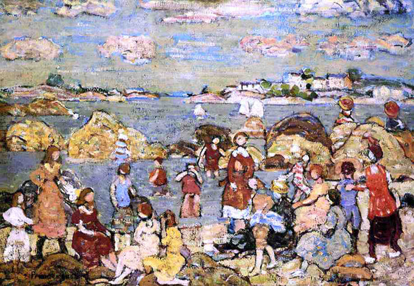  Maurice Prendergast The Seashore - Canvas Art Print