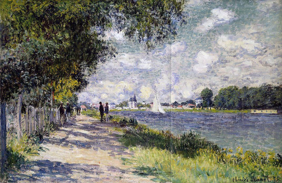  Claude Oscar Monet The Seine at Argenteuil - Canvas Art Print