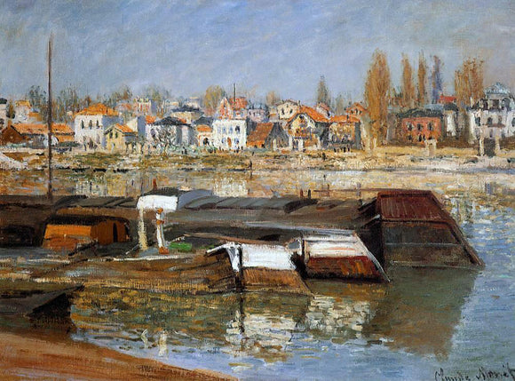  Claude Oscar Monet The Seine at Asnieres - Canvas Art Print