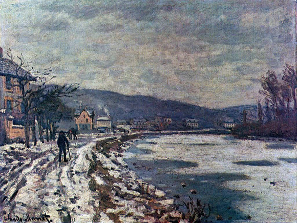  Claude Oscar Monet The Seine at Bougival - Canvas Art Print