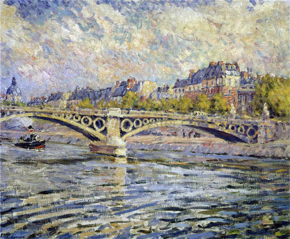  Henri Lebasque The Seine at Paris - Canvas Art Print