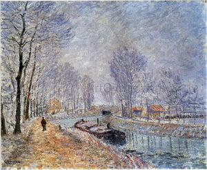  Gustave Loiseau The Seine at Pontoise - Canvas Art Print