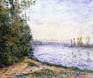  Alfred Sisley The Seine near By - Canvas Art Print