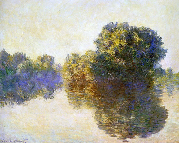  Claude Oscar Monet The Seine near Giverny - Canvas Art Print