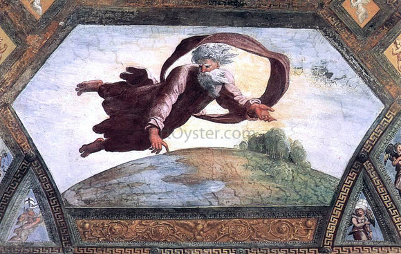  Raphael The Separation of Land and Water (Loggia on the Second Floor, Palazzi Pontifici, Vatican) - Canvas Art Print