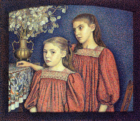  Georges Lemmen The Serrys Sisters - Canvas Art Print