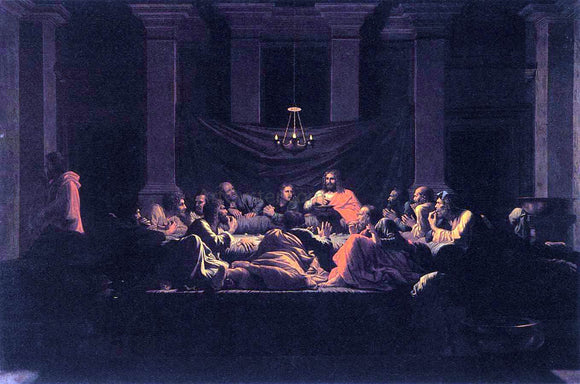  Nicolas Poussin The Seven Sacraments: Eucharist - Canvas Art Print