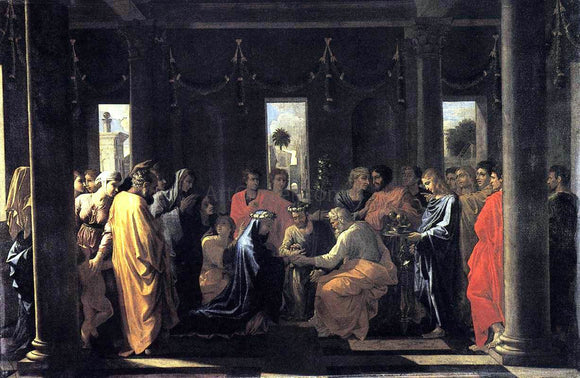  Nicolas Poussin The Seven Sacraments: Marriage - Canvas Art Print