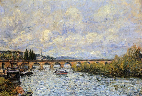  Alfred Sisley The Sevres Bridge - Canvas Art Print