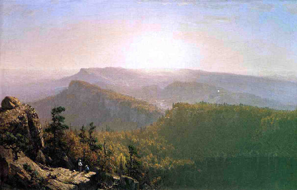  Sanford Robinson Gifford The Shawangunk Mountains - Canvas Art Print