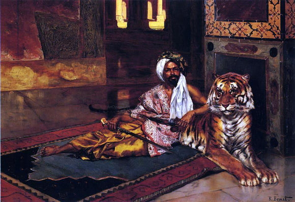  Rudolph Ernst The Sheik's Favorite - Canvas Art Print