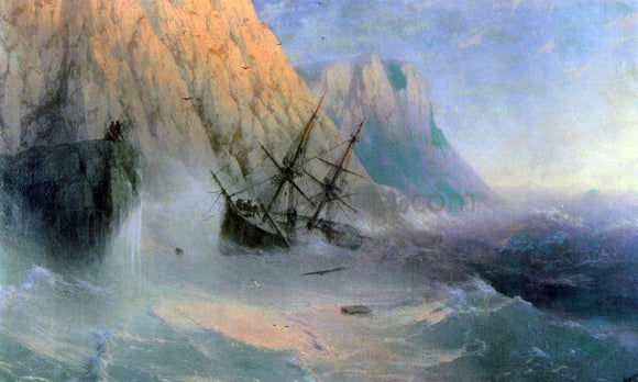  Ivan Constantinovich Aivazovsky The Shipwreck - Canvas Art Print