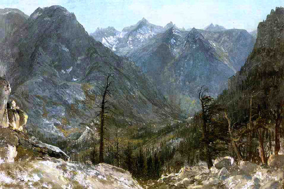  Albert Bierstadt The Sierra Nevadas - Canvas Art Print