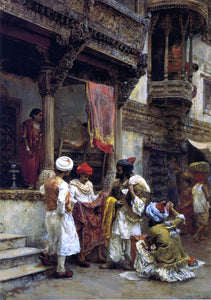  Edwin Lord Weeks The Silk Merchants - Canvas Art Print