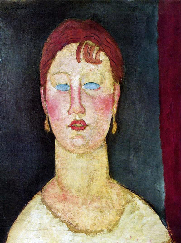  Amedeo Modigliani The Singer from Nice - Canvas Art Print