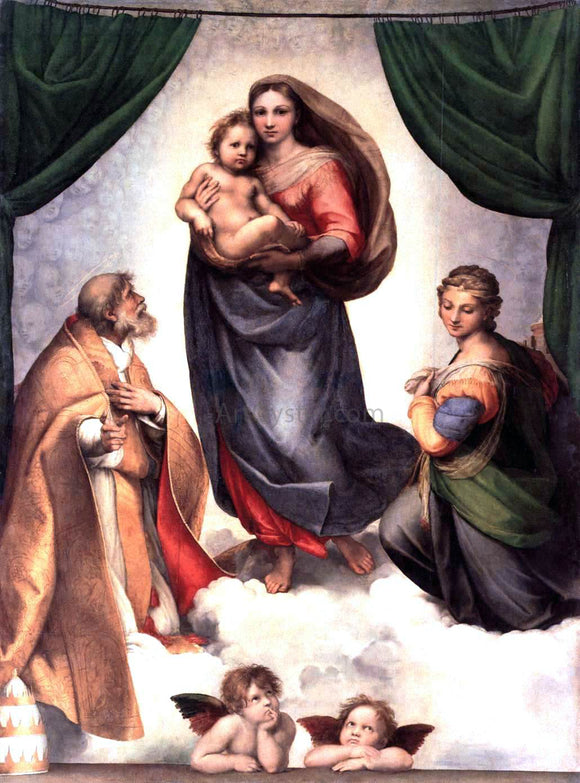 Raphael The Sistine Madonna - Canvas Art Print
