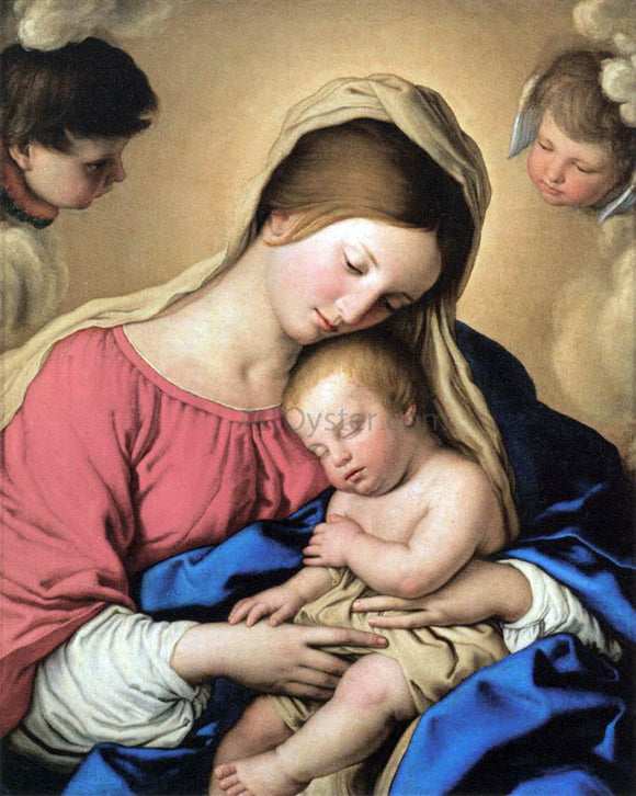  Sassoferrato The Sleep of the Infant Jesus - Canvas Art Print
