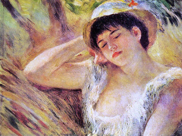  Pierre Auguste Renoir The Sleeper - Canvas Art Print
