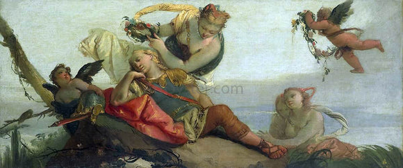  Francesco Zugno The Sleeping Rinaldo - Canvas Art Print