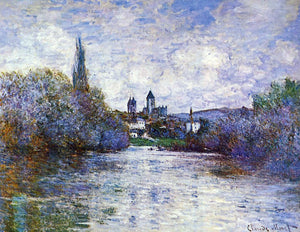  Claude Oscar Monet The Small Arm of the Seine at Vetheuil - Canvas Art Print