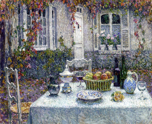  Henri Le Sidaner A Small Table - Canvas Art Print