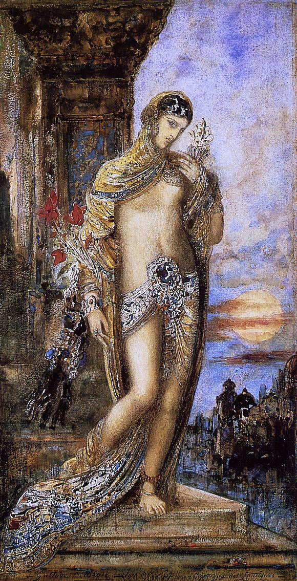  Gustave Moreau The Song of Songs - Canvas Art Print