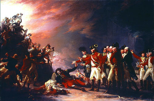  John Trumbull The Sortie Made by the Garrison of Gibraltar - Canvas Art Print