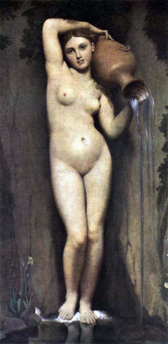  Jean-Auguste-Dominique Ingres The Source - Canvas Art Print