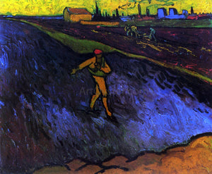  Vincent Van Gogh The Sower: Outskirts of Arles in the Background - Canvas Art Print