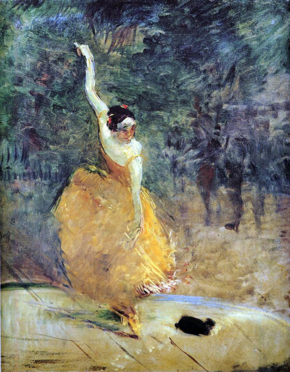  Henri De Toulouse-Lautrec The Spanish Dancer - Canvas Art Print