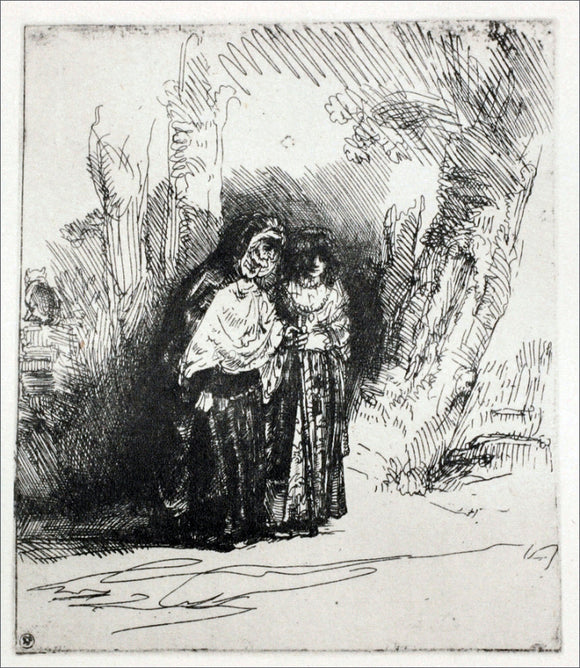  Rembrandt Van Rijn The Spanish Gypsy - Canvas Art Print