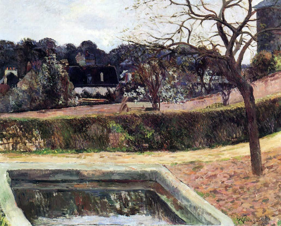  Paul Gauguin The Square Basin (also known as Pond) - Canvas Art Print