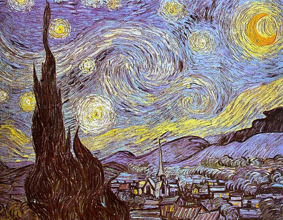  Vincent Van Gogh A Starry Night - Canvas Art Print