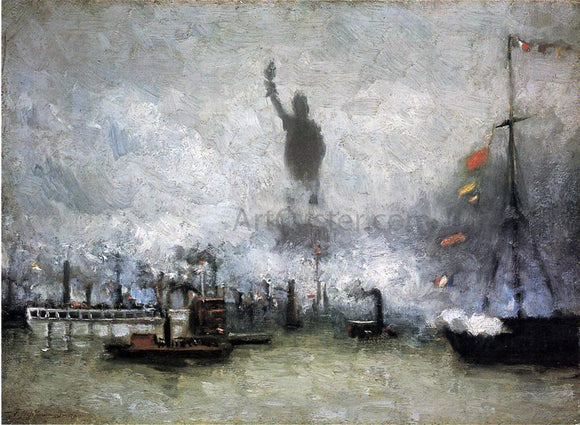  Francis Hopkinson Smith The Statue of Liberty - Canvas Art Print