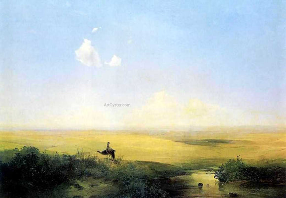  Alexei Kondratevich Savrasov The Steppe in Daytime - Canvas Art Print