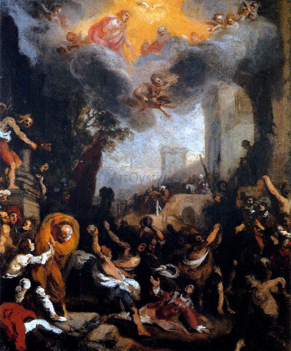  Cigoli The Stoning of St Stephen - Canvas Art Print