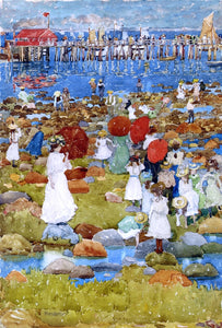  Maurice Prendergast The Stony Beach, Ogunquit - Canvas Art Print