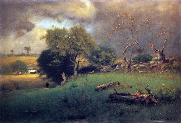  George Inness The Storm - Canvas Art Print