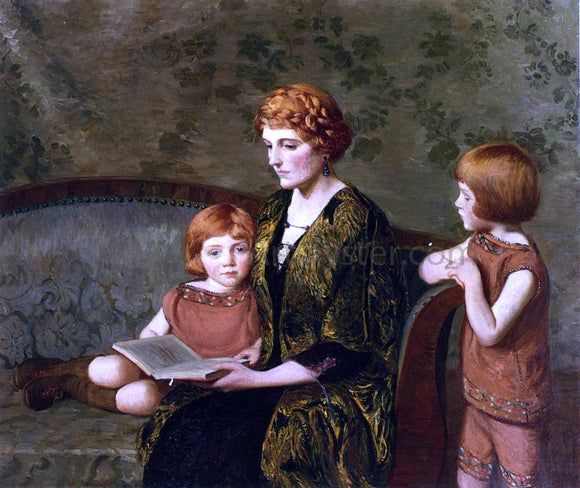  Lilla Cabot Perry The Story Hour - Canvas Art Print